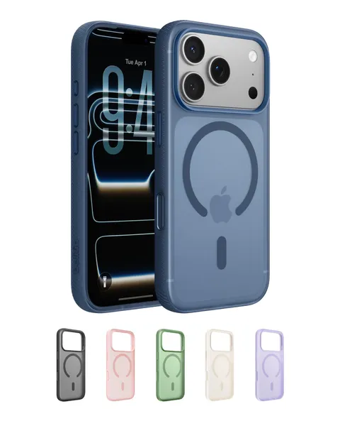 Belkin SheerForce Grip Cover per iPhone 17 Pro Compatibile con MagSafe, Design Sottile