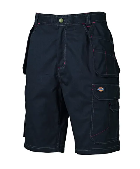 Dickies Uomo, Short Redhawk Pro, Nero, 32