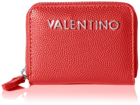 Valentino by Mario Divina - Portafogli Donna, Rosso, 1.8x7.5x10 cm (B x H T)