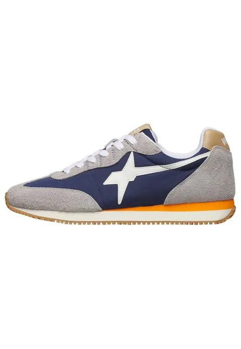 w6yz Samoa-Uni. Brushed/Nylon Grey-Navy-White