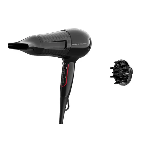 Rowenta x Karl Lagerfeld CV591L Powerline Asciugacapelli, 2300 W, Boost di Ioni