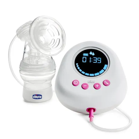 Chicco Tiralatte Elettrico con Fasi di Stimolazione ed Estrazione, 10 Livelli di