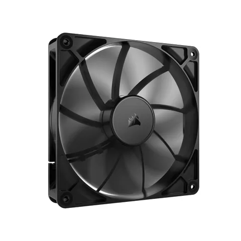 CORSAIR RS140 140 mm PWM Ventola - Connessione a Margherita - Basso Rumore - Cuscinetto a Cupola Magnetica - Confezione Singola - Nero