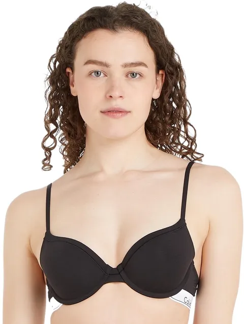 Calvin Klein Modern T Shirt Bra 0000F3784E, Reggiseni sagomati Donna, Nero (Black), 32C