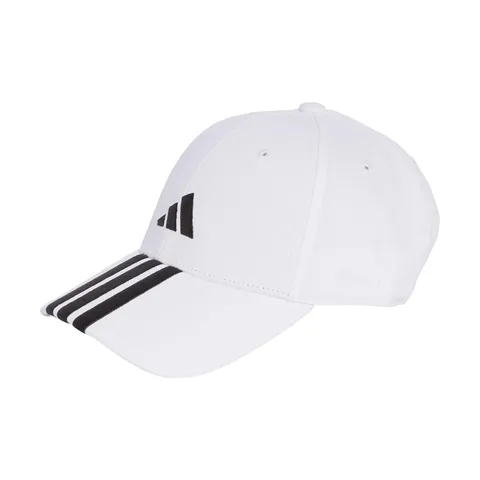 adidas Unisex - Adulto Bball 3S New Logo Hat, White/Black, XS-S