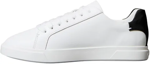 Calvin Klein Low PRO Cup Laceup Lth Moire Hw0Hw02845, Basso Top Donna, White (Bright White/Black), 36 EU