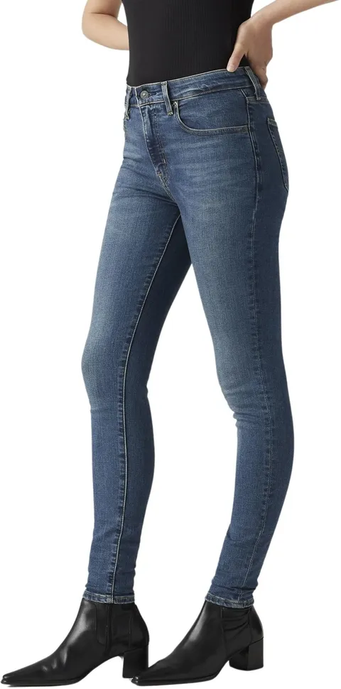 Levi's 721 High Rise Skinny, Jeans Donna, Blue Wave Dark, 24W / 32L