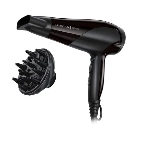 Remington Asciugacapelli 2200W - Leggero e Potente - Funzione Ionica per risultati