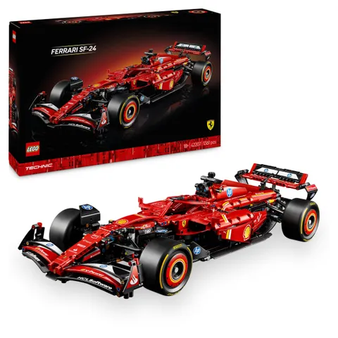 LEGO Technic Monoposto F1 Ferrari SF-24 - Modello di Auto Formula 1 da Collezione in