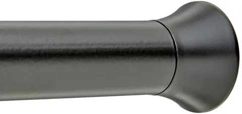 Amazon Basics Bastone regolabile per tenda da doccia, da 61 a 91 cm, nero