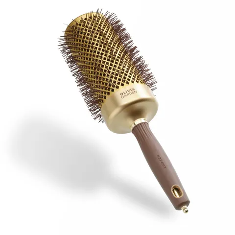 Olivia Garden Expert Blowout Speed Wavy Bristles 65 mm - Gold & Brown