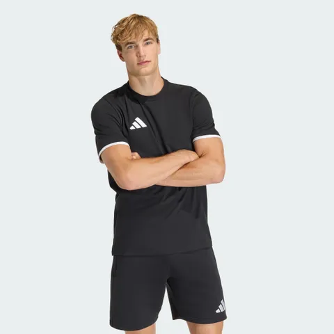 adidas Uomo Entrada26 Shirt, Black/White, S