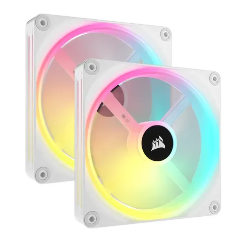 CORSAIR iCUE LINK QX140 RGB Cupola Magnetica da 140 mm Ventole - Bianco