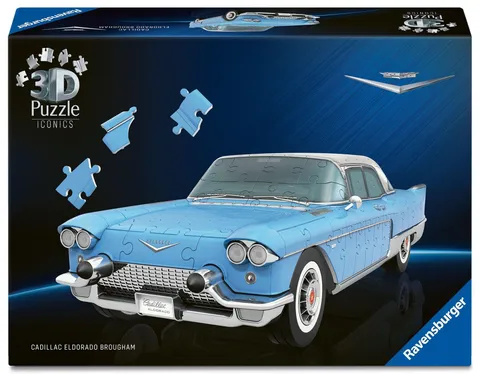 Ravensburger 3D Puzzle Iconics: Cadillac Eldorado Brougham: Eine wahre Ikone im 3D Puzzle
