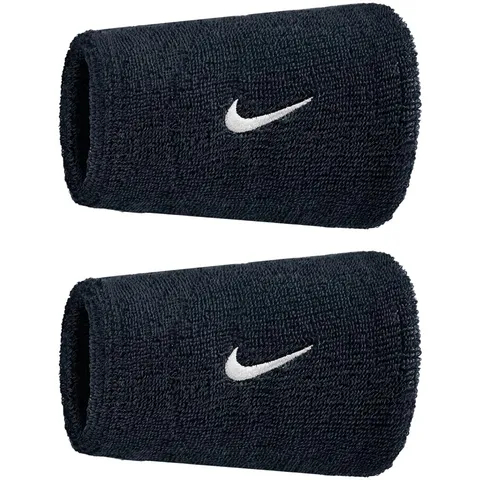 Nike Unisex Swoosh Classic Doublewide 2Pk Banda sudatoria Black/White One Size
