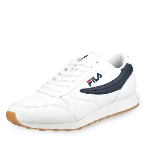 Fila Orbit Men, Scarpe da Ginnastica Basse Uomo, Bianco White Dress Blue, 40 EU