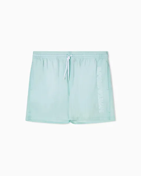 Emporio Armani Boxer Uomo Ricamo Logo Azzurro L