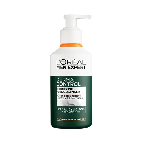 L'Oréal Paris Men Expert Gel Detergente Purificante, Per Pelli a Tendenza Acneica, Pelle