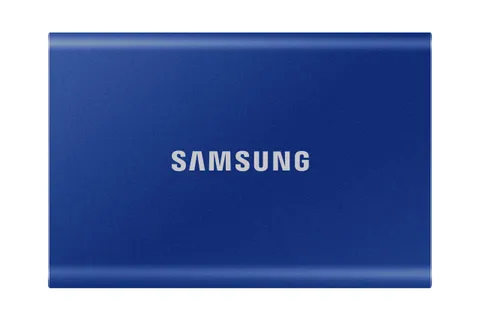 Samsung T7 Portable SSD - 1 TB - USB 3.2 Gen.2 External SSD Indigo Blue (MU-PC1T0H/WW)