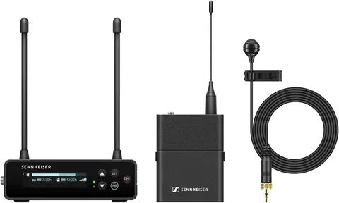 Sennheiser EW-DP ME4 Microfono Wireless Digitale UHF, Nero