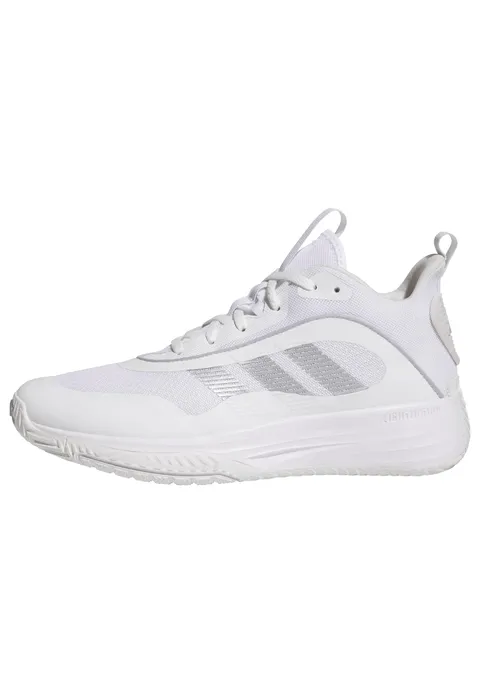 Adidas Uomo Ownthegame 3.0 Shoes, Ftwr White/Silver Met./Grey One, 42 EU