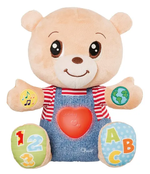 Chicco Teddy Orso Peluche Educativo Bilingue