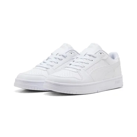 Puma Rebound Slam Lo, Scarpe Unisex Adulto, Bianco Grigio Glaciale, 36.5 EU