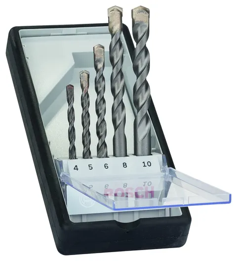 Bosch Professional 5 pezzi CYL-3 punte da calcestruzzo Set (per calcestruzzo, Robust