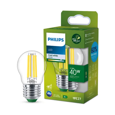 Philips Classic LED E27 40W (Luce Fredda)