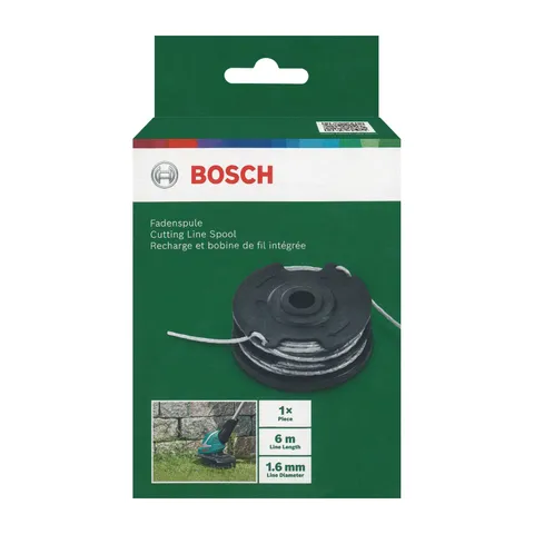 Bosch Ricarica e bobina filo integrata per molatrici, 6 m Ø 1,6 mm