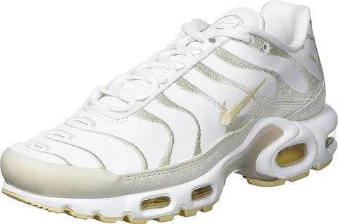 Nike DZ2832-101 Air Max Plus Prm Donna, Summit White/Pale Vanilla-Sanddrift-Sail EU 41