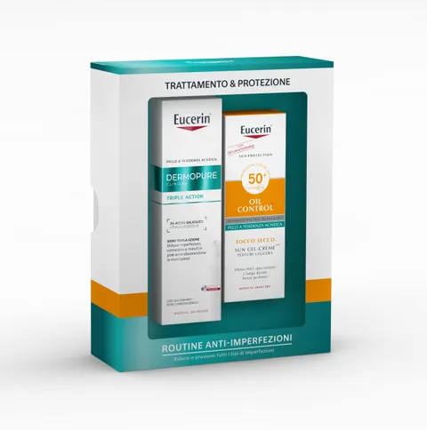 Eucerin Routine Anti-Imperfezioni Skincare Kit, Cofanetto regalo donna beauty per pelle