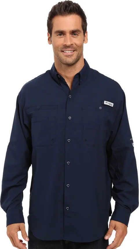 Columbia Tamiami II LS Shirt, Parte superiore in tessuto, Asciugatura rapida, Design