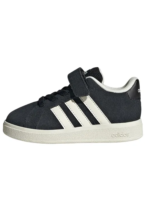 adidas Unisex - Bimbi 0-24 Grand Court 00S Infants Shoes, Core Black/off White/Cloud