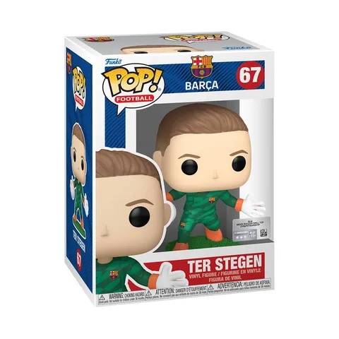Funko POP! Football: Barcelona - Ter Stegen - Barcelona FC - Figura in Vinile da