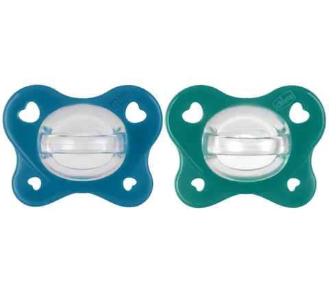 Chicco Dual Soft Ciuccio Silicone 16-36 Mesi Bicolore