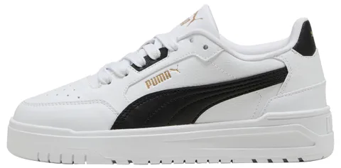 PUMA Sneakers Basse Shuffle Downtown per Ragazzi 37.5, White Black Gold