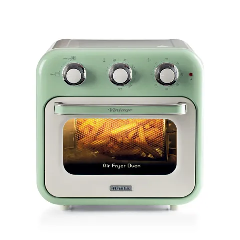 Ariete 4632 Friggitrice ad aria e forno Vintage, 1400W, 2in1, Capacità 16L, Accessori