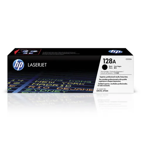 HP 128A CE320A, Cartuccia Toner Originale HP da 2000 Pagine, Compatibile con le Stampanti
