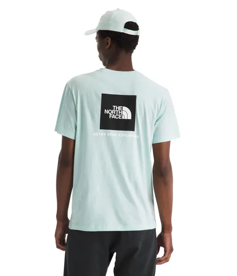 The North Face Evolution Box NSE Regular Short Sleeve T-Shirt da Uomo Opal Frost S