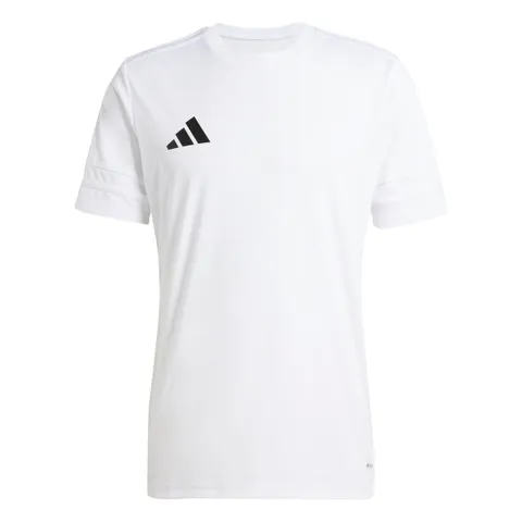 adidas Uomo Squadra25 Jersey Short Sleeve Shirt, White/White/Black, 3XL