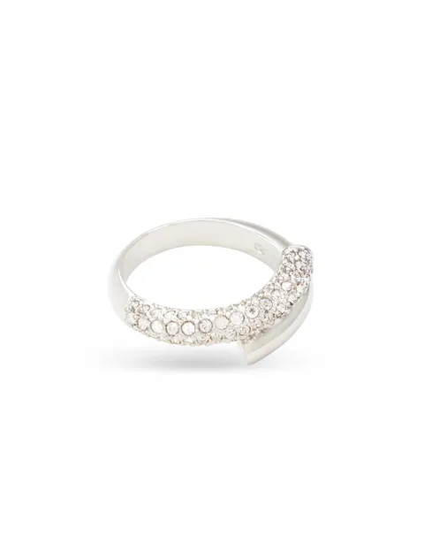 Swarovski Anello Dextera, Bianco, Placcato rodio