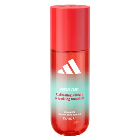 adidas Vibes Wonder Force Acqua profumata spray per corpo e capelli per lei, Mood