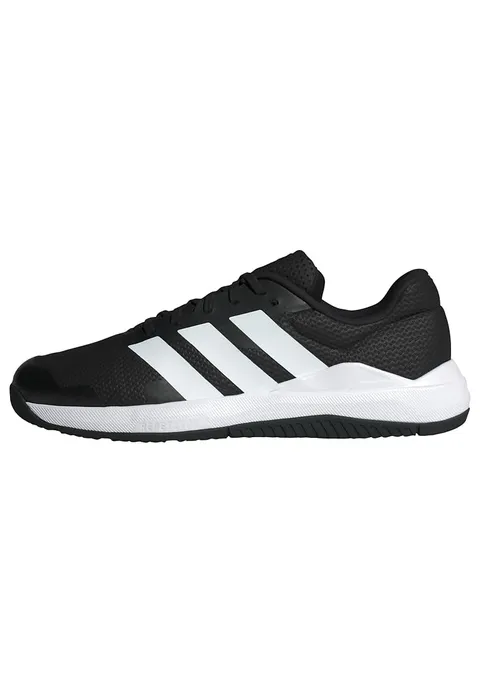 adidas Uomo Dropset Base Training Shoes, Core Black/Cloud White/Lucid Red, 46 2/3 EU