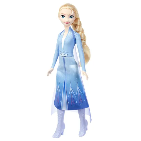 Mattel Disney giocattoli Frozen, bambola Elsa Nell'ignoto con look celebre che canta