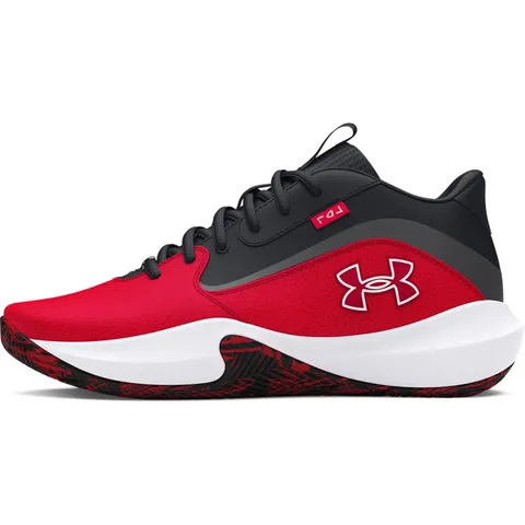 Under Armour Uomo Lockdown 7 Scarpe da Ginnastica, Rosso Nero Rosso, 47.5 EU