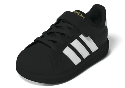 adidas Unisex - Bimbi 0-24 Streettalk Infants Shoes, Core Black/Ftwr White/Gold Met., 24