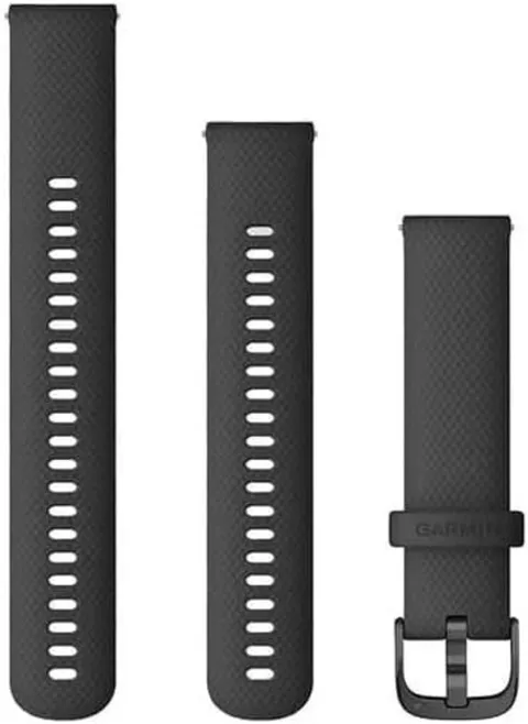 Garmin Cinturino 20mm Sgancio Rapido Black Slate