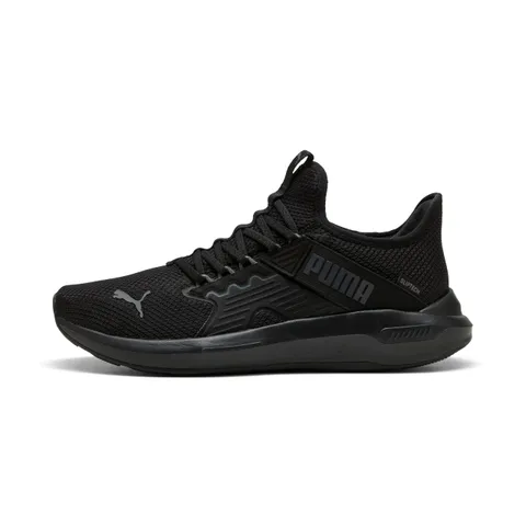 PUMA Scarpe da Corsa Softride Enzo 5 Slip Tech Unisex, Nero-Grigio Scuro, Taglia 40, Puma