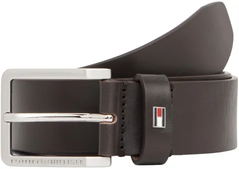 Tommy Hilfiger Cintura Fissa Uomo Olivier 3.5 EXT AM0AM13755, Marrone, 90, Marrone (Testa